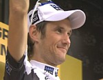 Frank Schleck wins the 17th stage of the Tour de France 2009